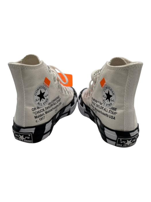 Off-White for Converse Shoe Size 6 White & Black textile upper Canvas Sneakers White & Black / 6