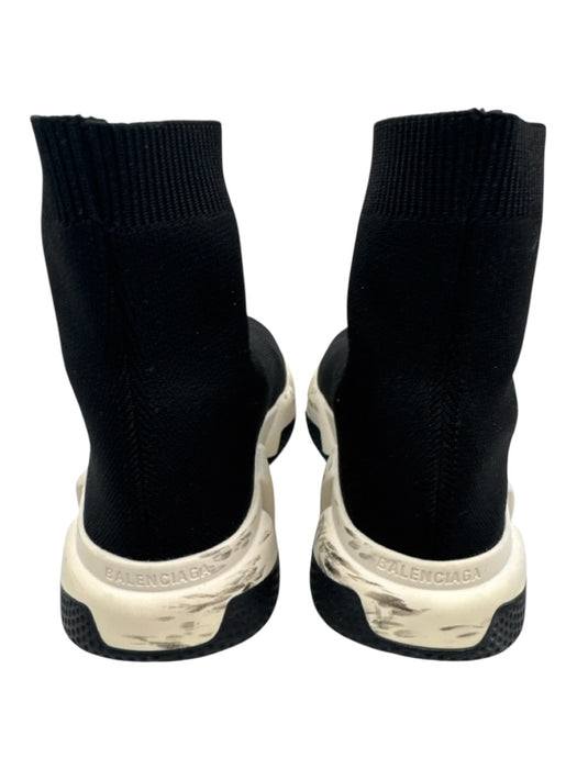 Balenciaga Shoe Size 39 Black & White textile upper Sock Ankle Knit Sneakers Black & White / 39