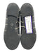 Tory Burch Shoe Size 7 Black & Cream White Leather Upper Snake Print Logo Flats Black & Cream White / 7