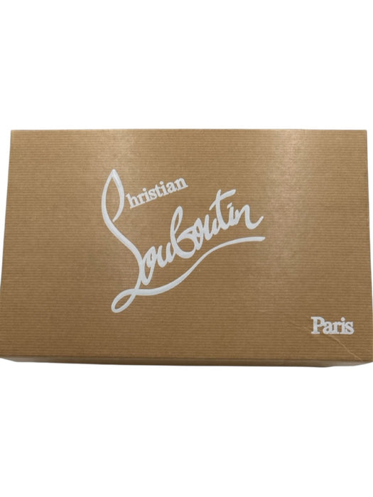 Christian Louboutin Shoe Size 36 Black Leather Upper Patent Pointed Toe Pumps Black / 36