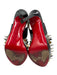 Christian Louboutin Shoe Size 36 Black, Gold & Silver PVC Upper Pump Slingbacks Black, Gold & Silver / 36