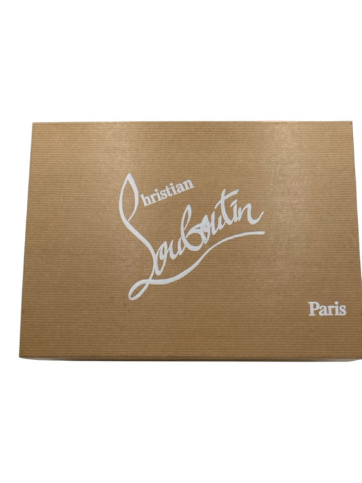 Christian Louboutin Shoe Size 36 Black, Gold & Silver PVC Upper Pump Slingbacks Black, Gold & Silver / 36