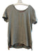 Johnny Was Size S Green Linen Short Sleeve Embroidered Design Scoop Neck Top Green / S
