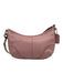 Coach Light Pink & Silver Leather Top Handle Hobo Crescent Soho Bag Light Pink & Silver / XS