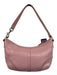 Coach Light Pink & Silver Leather Top Handle Hobo Crescent Soho Bag Light Pink & Silver / XS