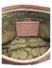 Coach Light Pink & Silver Leather Top Handle Hobo Crescent Soho Bag Light Pink & Silver / XS