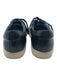 La Portegna Shoe Size 46 Navy Blue & White Leather Solid Men's Shoes Navy Blue & White / 46