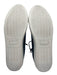 La Portegna Shoe Size 46 Navy Blue & White Leather Solid Men's Shoes Navy Blue & White / 46