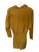 Paradised Size S Tan Cotton Long Sleeve Buttons Collar Romper Tan / S
