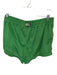 Daily Drills Size M/L Green Polyester Elastic Waist Perforated Athletic Shorts Green / M/L