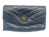 Tory Burch Black Leather Quilted Gold Hardware Turnlock Chain Strap Bag Black / Mini