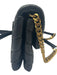Tory Burch Black Leather Quilted Gold Hardware Turnlock Chain Strap Bag Black / Mini