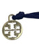 Tory Burch Black Leather Quilted Gold Hardware Turnlock Chain Strap Bag Black / Mini