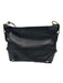 Coach Black Brass Hardware Zip Top Hobo Shoulder Bag Black / M