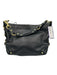 Coach Black Brass Hardware Zip Top Hobo Shoulder Bag Black / M