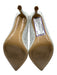 Steve Madden Shoe Size 8 White PVC & Leather Pointed Toe Faux Pearl Clear Pumps White / 8