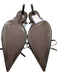 Zara Shoe Size 39 Dark Brown Leather Pointed Toe Bow Detail Slingback Pumps Dark Brown / 39