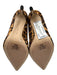 Gianni Bini Shoe Size 8.5 Brown & Black Leather Upper Calf Hair Stiletto Pumps Brown & Black / 8.5