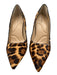 Gianni Bini Shoe Size 8.5 Brown & Black Leather Upper Calf Hair Stiletto Pumps Brown & Black / 8.5