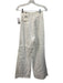 Dissh Size 2 White Linen Sleeveless Wide Leg Flare Hem Pant Set White / 2