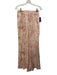 Alexis Size S Pink & Cream Linen Puff 3/4 Sleeve Abstract Print Buttons Pant Set Pink & Cream / S
