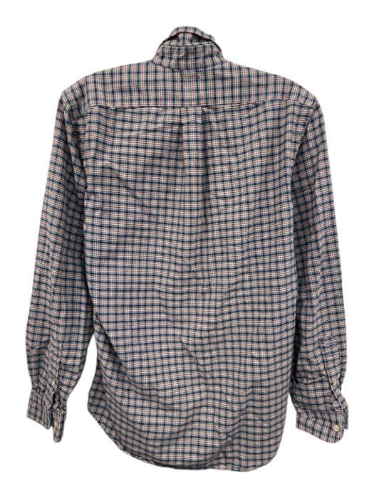 Ralph Lauren Size S Navy & Purple Cotton Plaid Oxford Men's Long Sleeve Shirt Navy & Purple / S