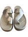 Crocs Shoe Size 8 Champagne Manmade Material Thong Strap Open Toe & Heel Shoes Champagne / 8