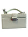 Kate Spade Pale Green Leather Reptile Embossed Silver Hardware Crossbody Bag Pale Green / Mini