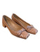 Christian Louboutin Shoe Size 39 nude Patent Leather Square Toe Bow Detail Shoes nude / 39