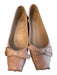 Christian Louboutin Shoe Size 39 nude Patent Leather Square Toe Bow Detail Shoes nude / 39