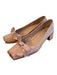 Christian Louboutin Shoe Size 39 nude Patent Leather Square Toe Bow Detail Shoes nude / 39