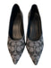 Coach Shoe Size 9 Black Fabric Sparkle Pointed Toe Mid Heel Pump Shoes Black / 9
