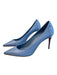 Christian Louboutin Shoe Size 40 Blue Leather Pointed Toe High Heel Pump Shoes Blue / 40