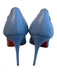 Christian Louboutin Shoe Size 40 Blue Leather Pointed Toe High Heel Pump Shoes Blue / 40