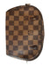 Louis Vuitton Brown Leather Top Zipper Crossbody Logo front pocket Bag Brown / Small
