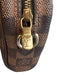 Louis Vuitton Brown Leather Top Zipper Crossbody Logo front pocket Bag Brown / Small