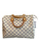 Louis Vuitton Cream Leather Logo Top Handle Top Zip Gold Hardware Bag Cream / Medium