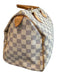 Louis Vuitton Cream Leather Logo Top Handle Top Zip Gold Hardware Bag Cream / Medium