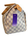 Louis Vuitton Cream Leather Logo Top Handle Top Zip Gold Hardware Bag Cream / Medium