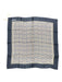 Coach Navy & Cream Silk Monogram scarf Navy & Cream
