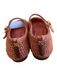 Sam Edelman Shoe Size 8.5 Pink Leather & Manmade Almond Toe Metallic Flat Shoes Pink / 8.5