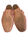 Sam Edelman Shoe Size 8.5 Pink Leather & Manmade Almond Toe Metallic Flat Shoes Pink / 8.5