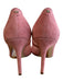 Sam Edelman Shoe Size 9 Pink Leather Suede Embroidered Design Pointed Toe Shoes Pink / 9