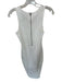 Farm Rio Size S White Rayon & Polyester Abstract Asymetric Hem Back Zip Dress White / S