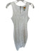 Farm Rio Size S White Rayon & Polyester Abstract Asymetric Hem Back Zip Dress White / S