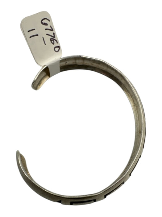 B. Webb Silver Sterling Silver Engraved open cuff Bracelet Silver