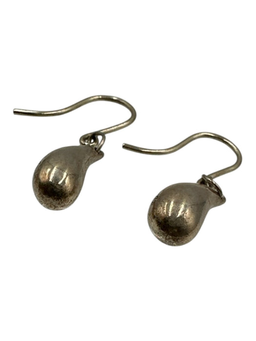 Tiffany & Co. Silver 925 Silver Hook Teardrop drop Earrings Silver