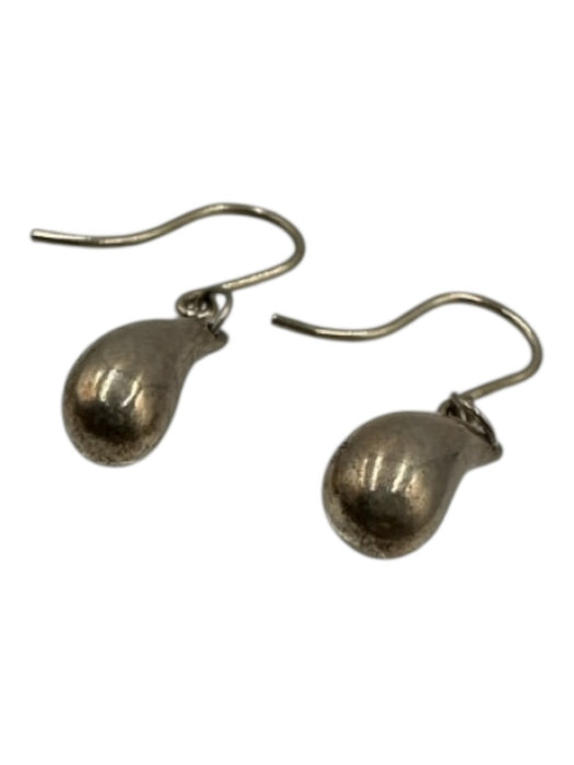 Tiffany & Co. Silver 925 Silver Hook Teardrop drop Earrings Silver