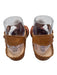 Pikolinos Shoe Size 38 Red & Brown Leather Rubber Sole Cut Out Pattern Sandals Red & Brown / 38