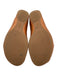 Pikolinos Shoe Size 38 Red & Brown Leather Rubber Sole Cut Out Pattern Sandals Red & Brown / 38
